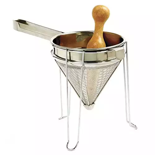 Norpro Stainless Steel 642 Chinois with Stand and Pestle Set