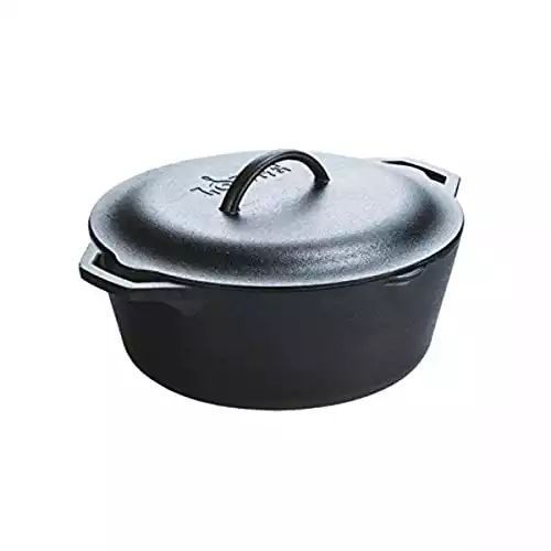Lodge Pre-Seasoned Dutch Oven with Cast Iron Cover