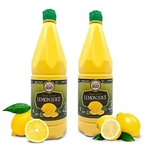 Lemon Juice Freshly Squeezed NO Added Water